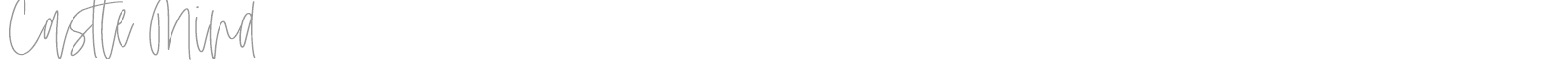 Castle Mind font preview